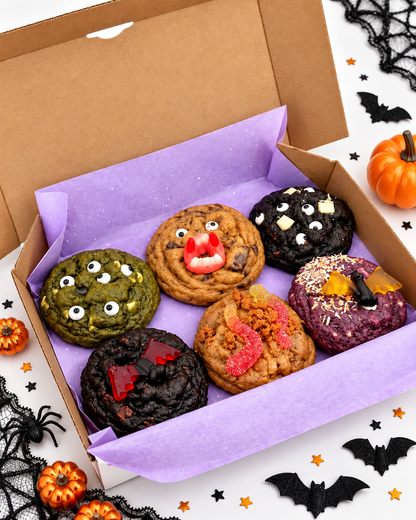 Halloween Kekse Box – 6 Stück