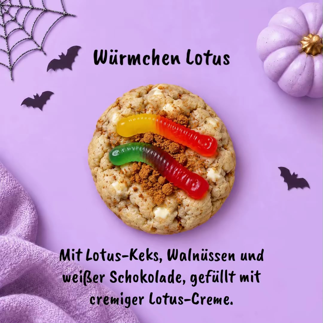 Halloween Kekse Box – 6 Stück